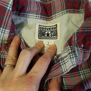 Men's cotton button up flannel
